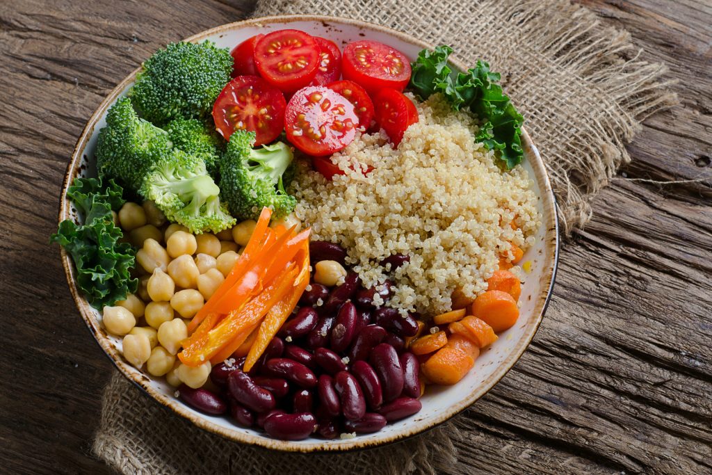 Healthy vegetables bowl